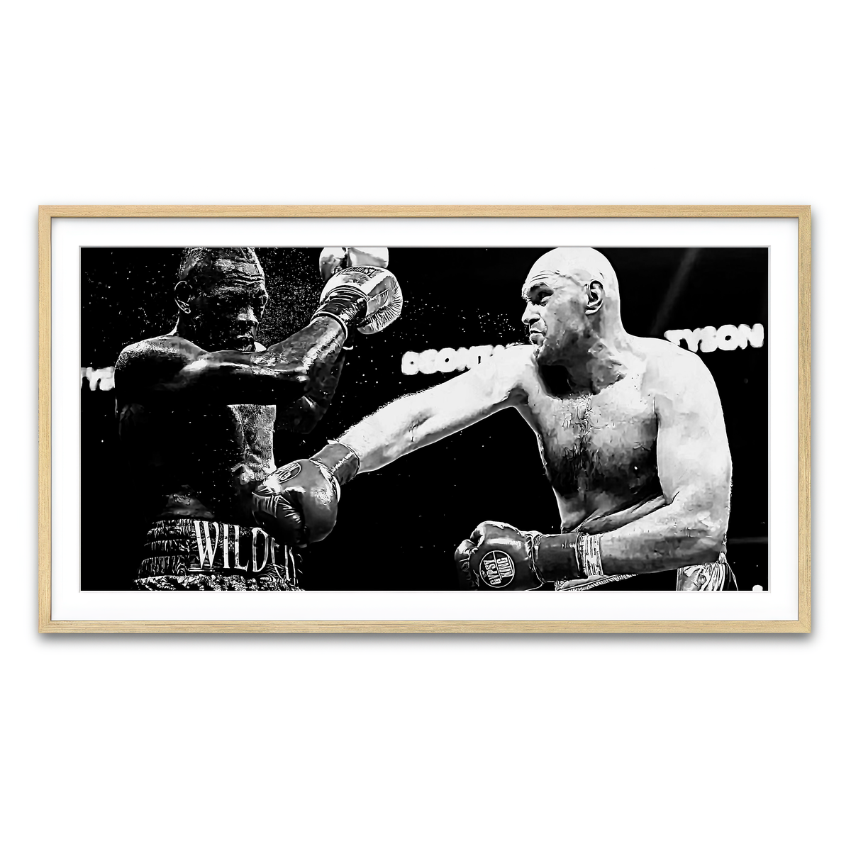 Framed Print 2x1 Natural