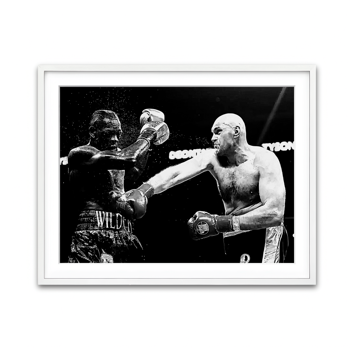 Framed Print 4x3 White