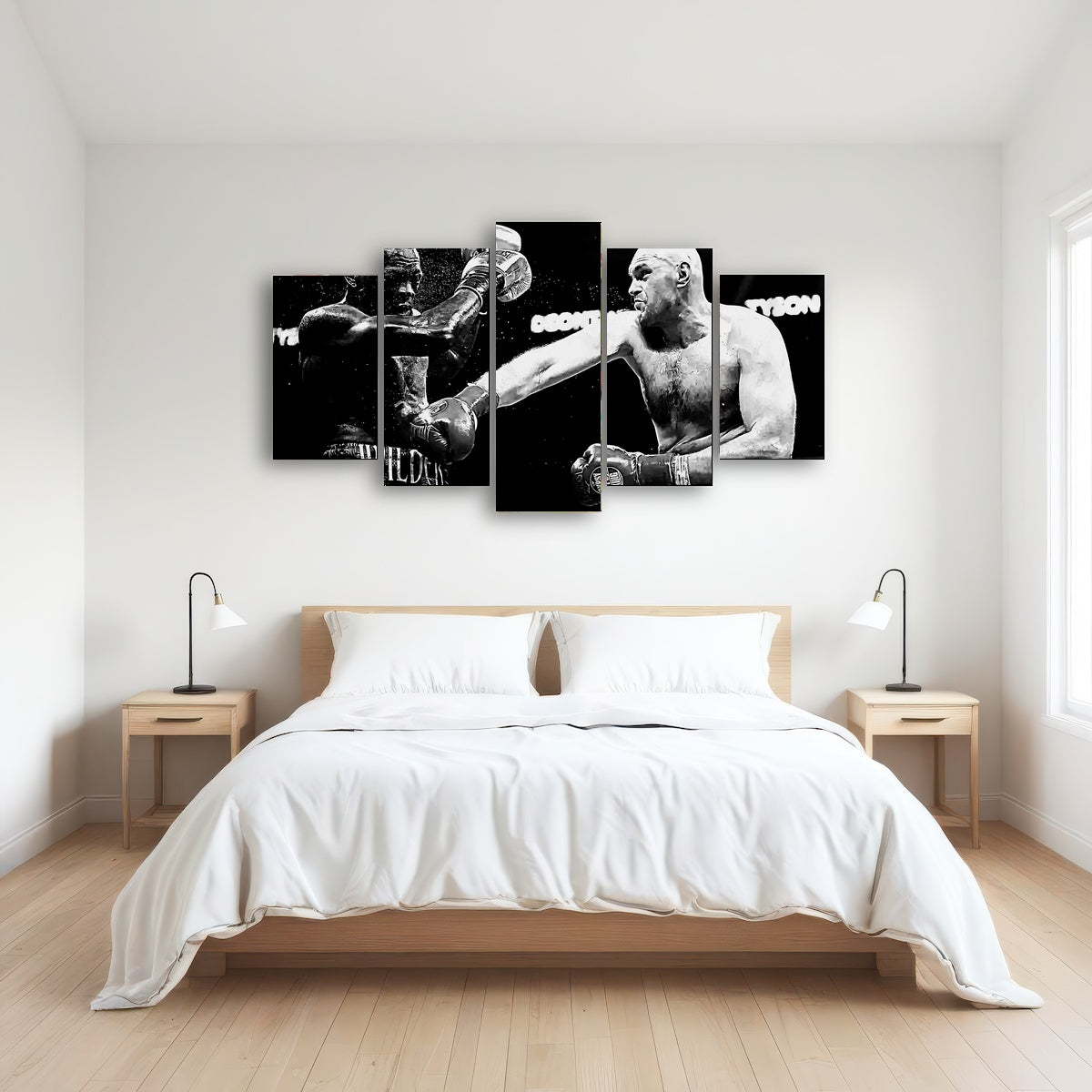 AUTO-MOCKUP ROOM | Fury Vs. Wilder Grayscale