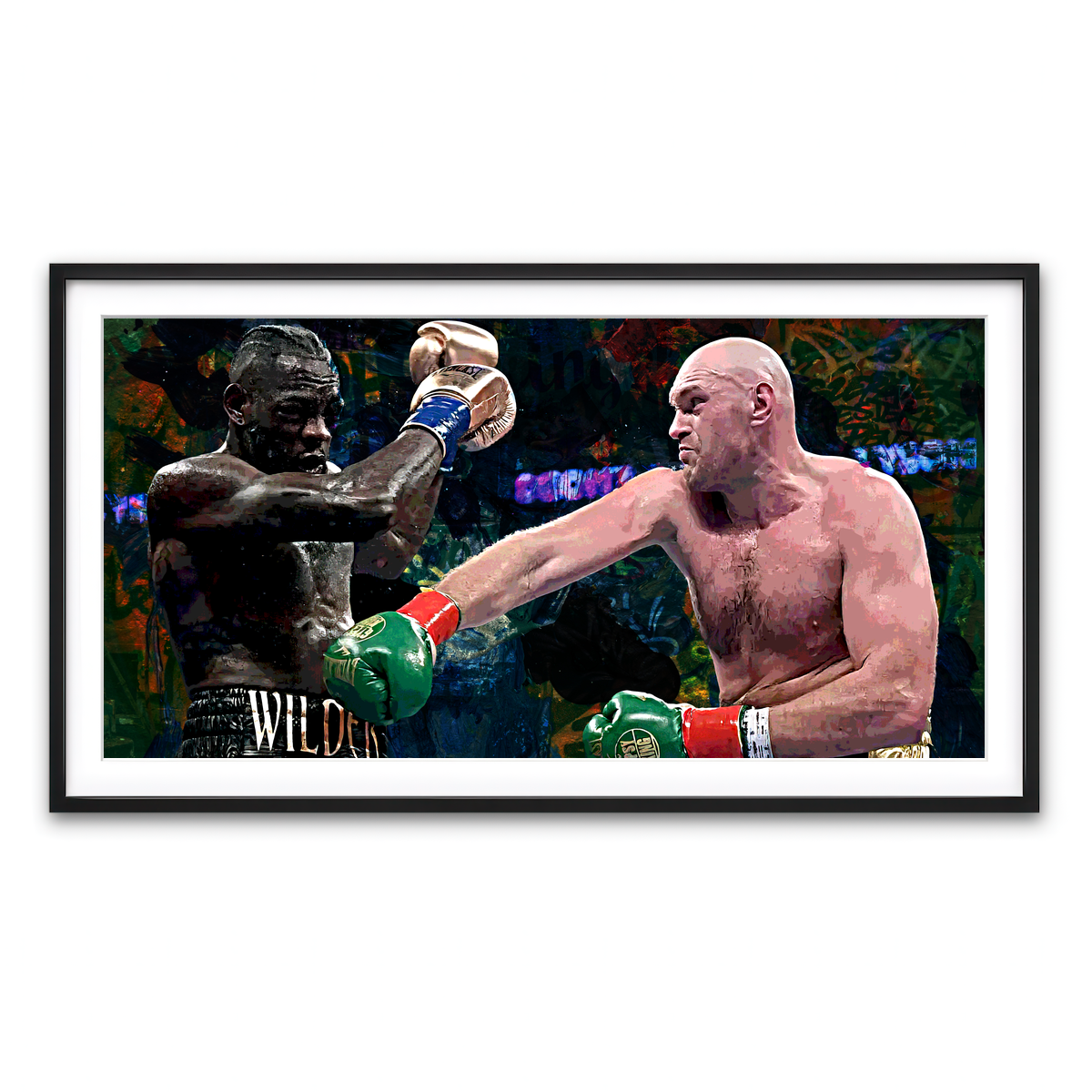 Framed Print 2x1 Black