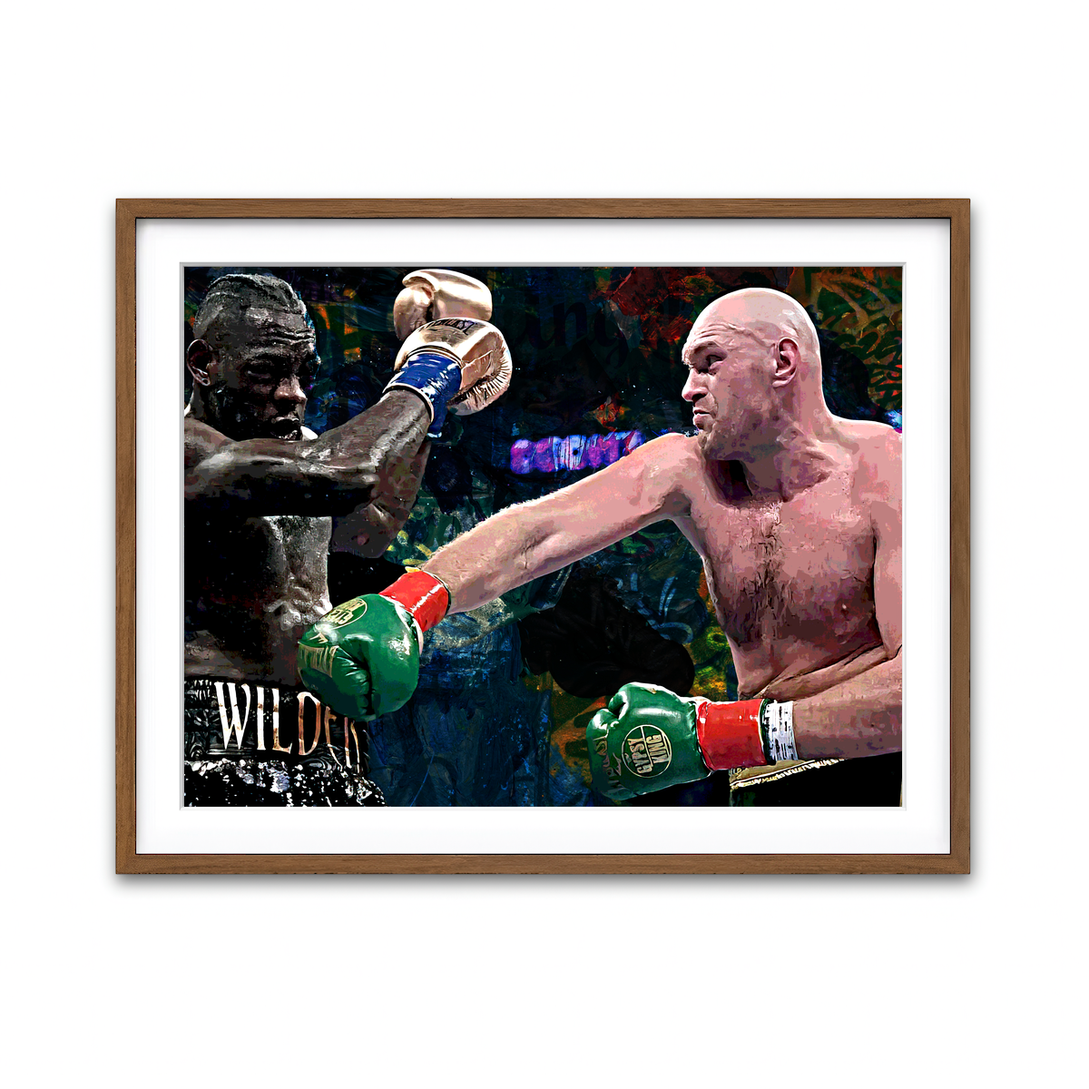 Framed Print 4x3 Walnut