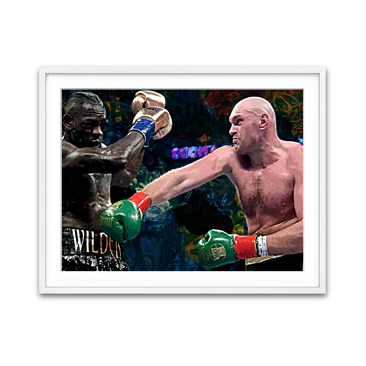 Framed Print 4x3 White