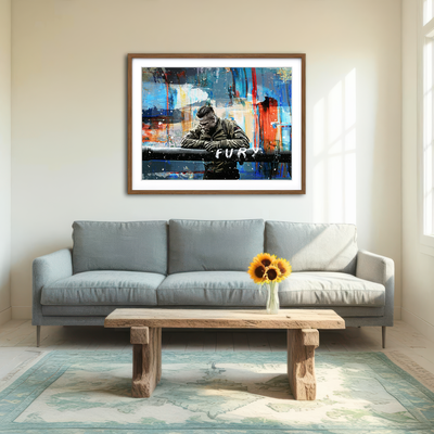 AUTO-MOCKUP ROOM | Fury Wall Art