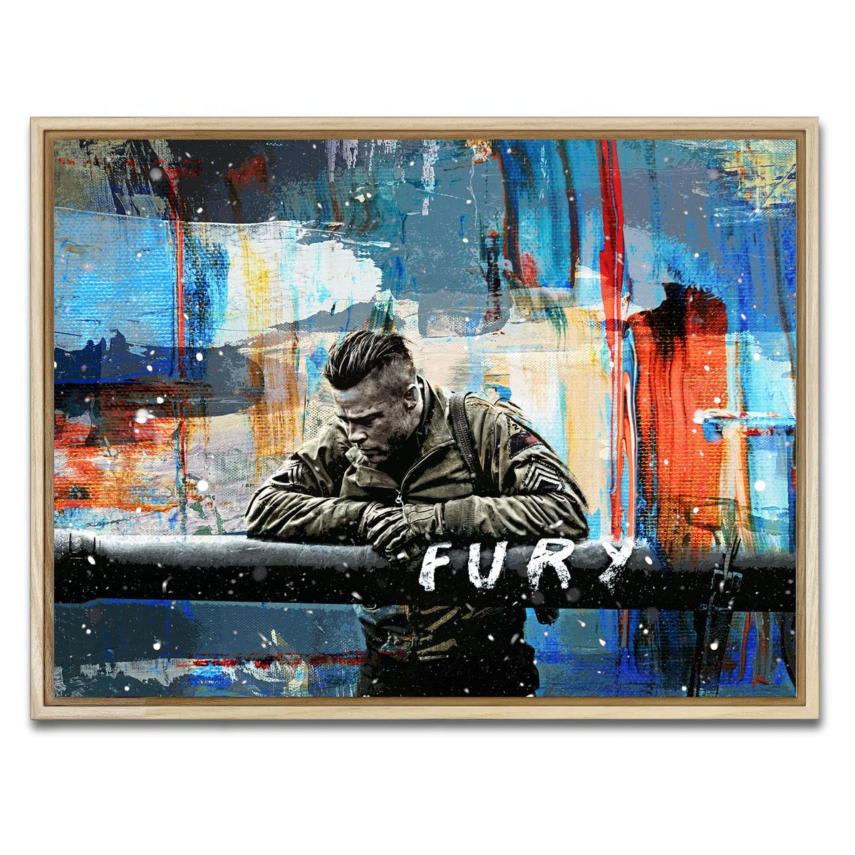 AUTO-MOCKUP WHITE | Fury | 1 Piece | Natural Framed Canvas | group=4x3