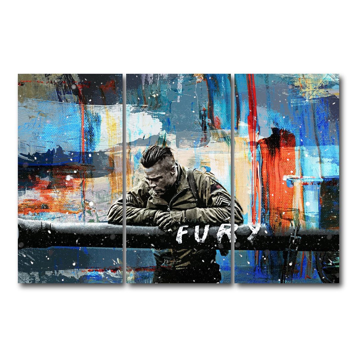 AUTO-MOCKUP WHITE | Fury | 3 Piece | Gallery Wrap Canvas | group=12x24