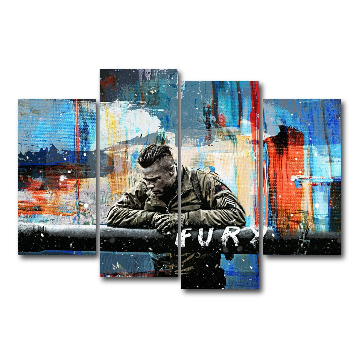 AUTO-MOCKUP WHITE | Fury | 4 Piece | Gallery Wrap Canvas | group=4_short