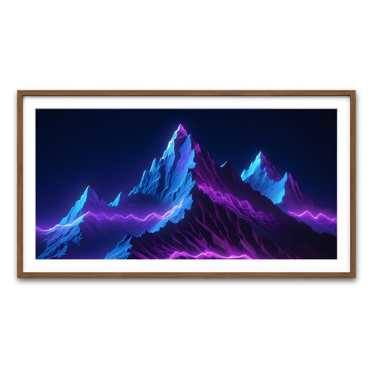 Framed Print 2x1 Walnut