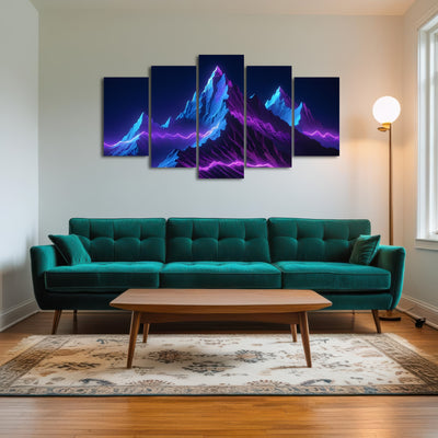 AUTO-MOCKUP ROOM | Futuristic mountain range