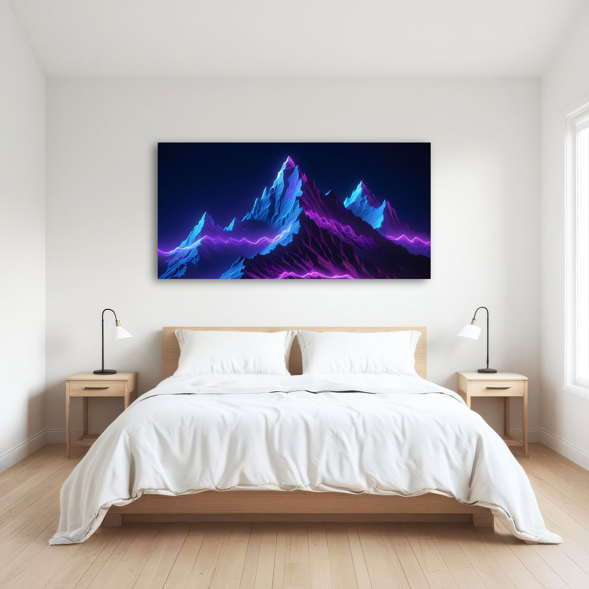AUTO-MOCKUP ROOM | Futuristic mountain range