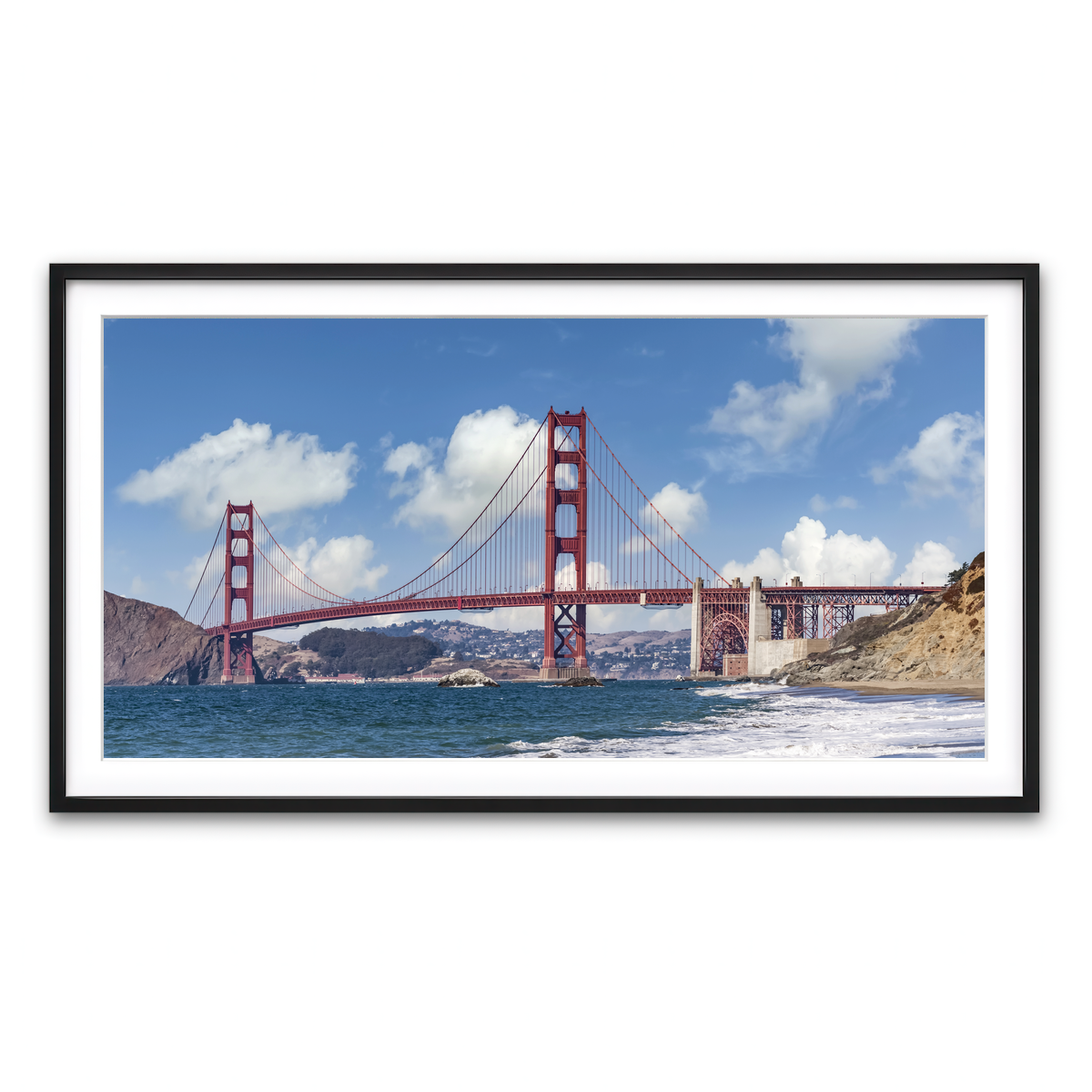 Framed Print 2x1 Black