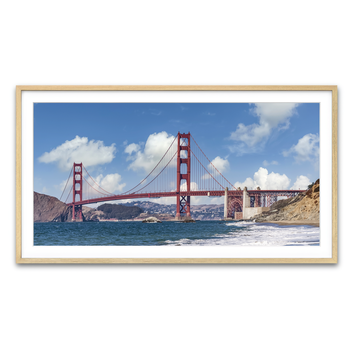 Framed Print 2x1 Natural