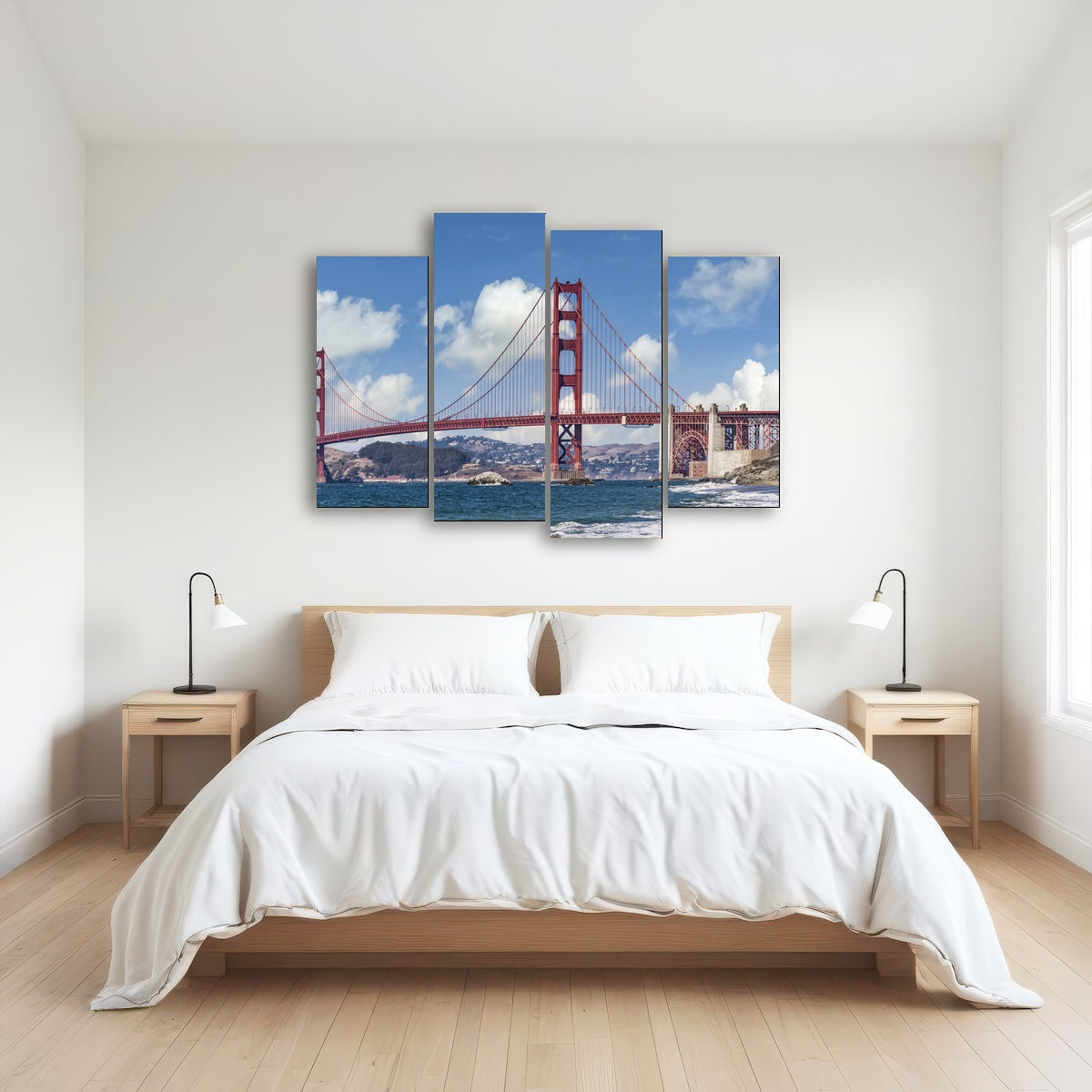 AUTO-MOCKUP ROOM | GOLDEN GATE Baker Beach Panoramic