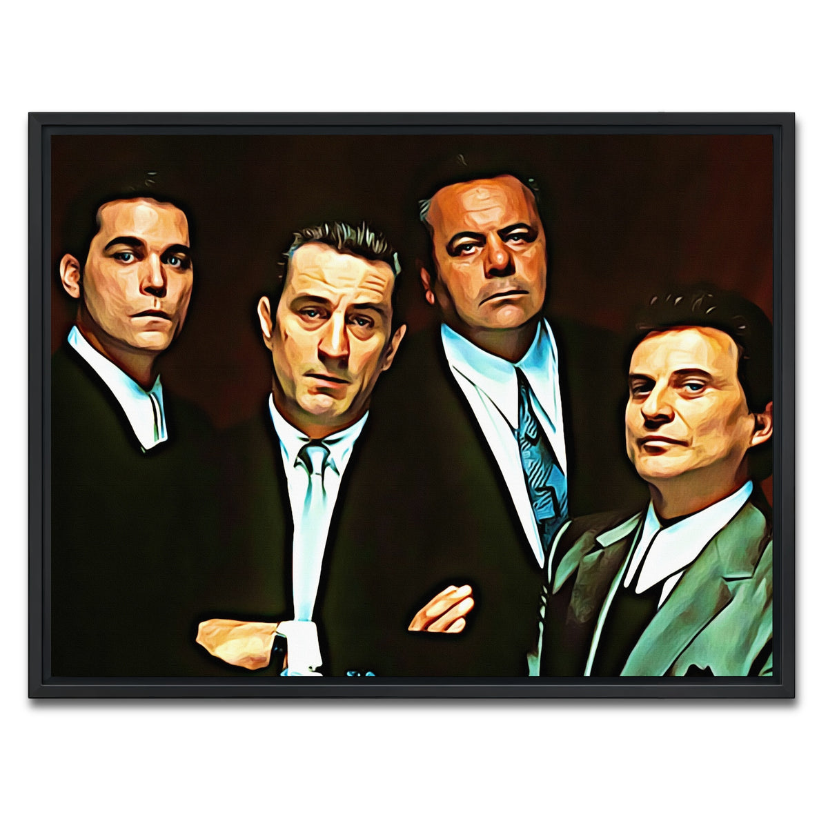 AUTO-MOCKUP WHITE | GOODFELLAS | 1 Piece | Black Framed Canvas | group=4x3