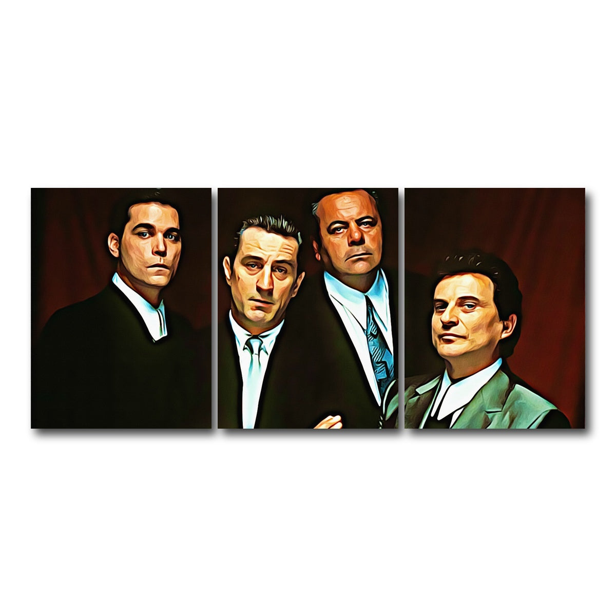 AUTO-MOCKUP WHITE | GOODFELLAS | 3 Piece | Gallery Wrap Canvas | group=18x24