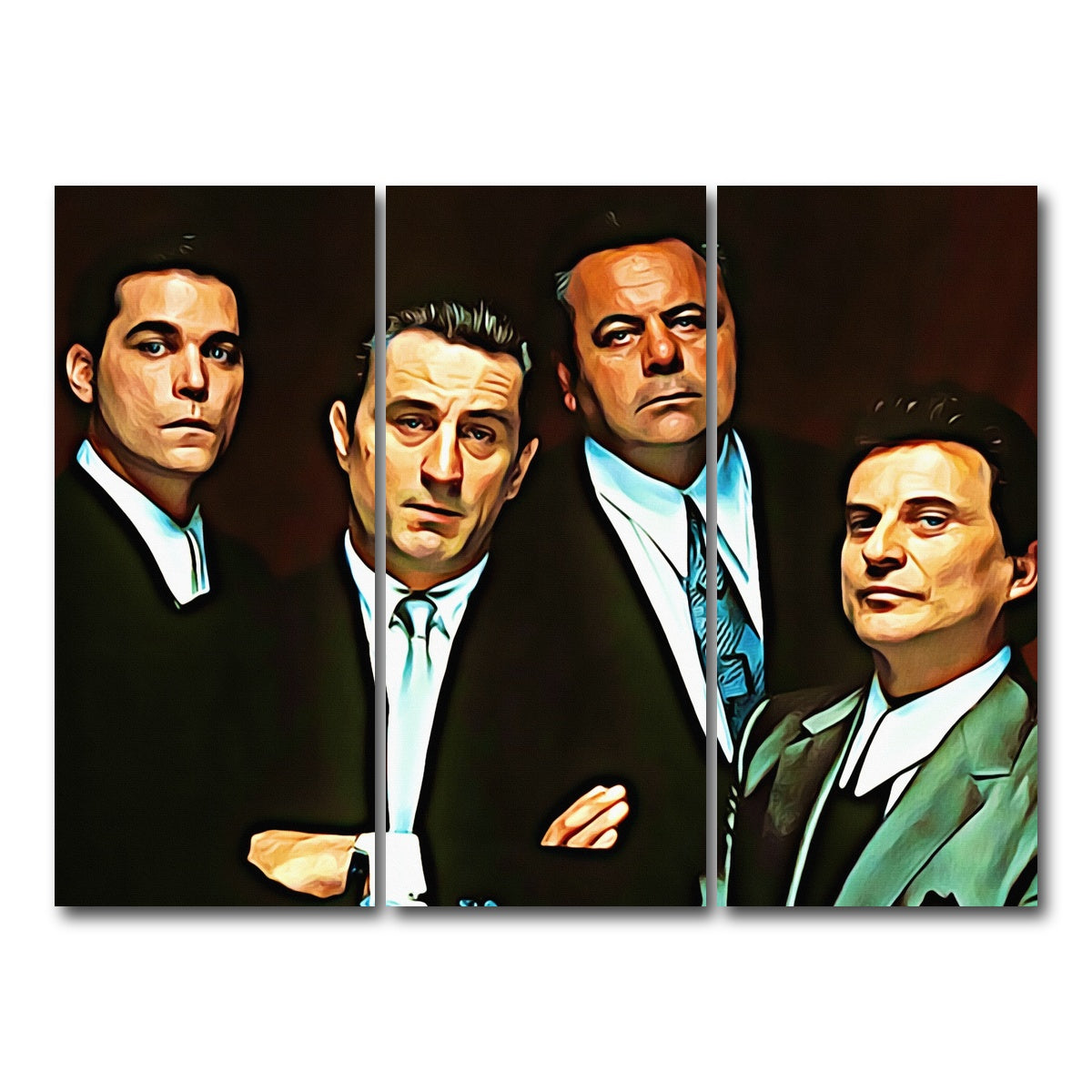 AUTO-MOCKUP WHITE | GOODFELLAS | 3 Piece | Gallery Wrap Canvas | group=8x18