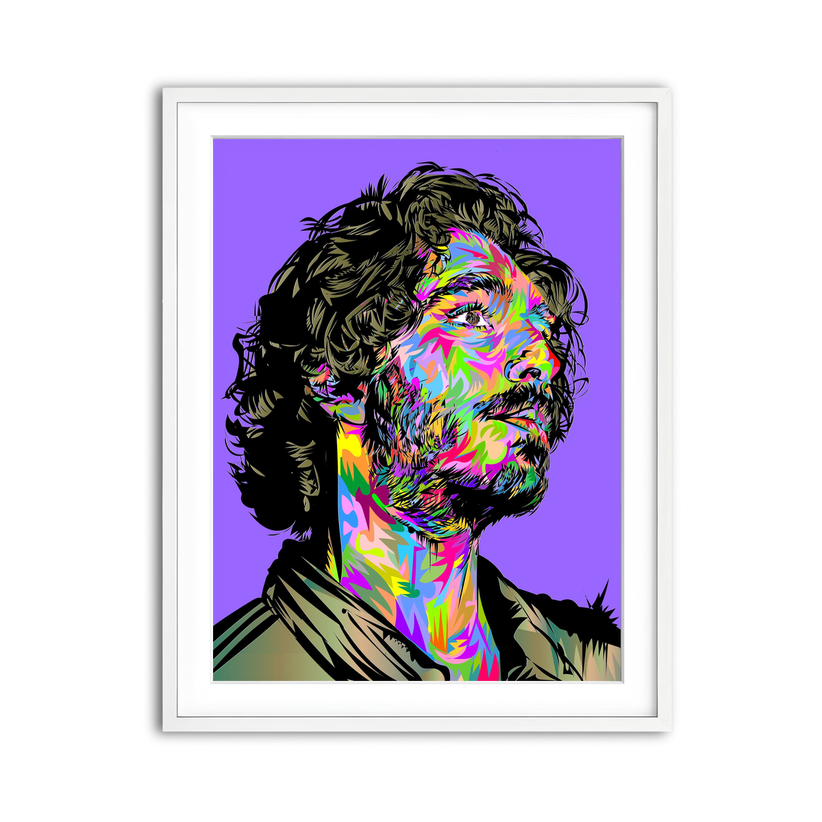 Framed Print 3x4 White