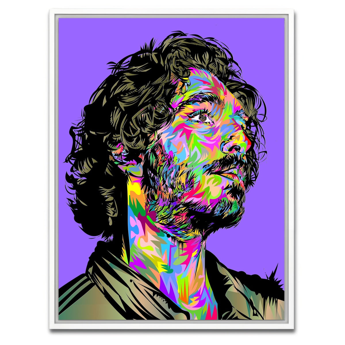 AUTO-MOCKUP WHITE | GREEN KNIGHT | 1 Piece | White Framed Canvas | group=3x4