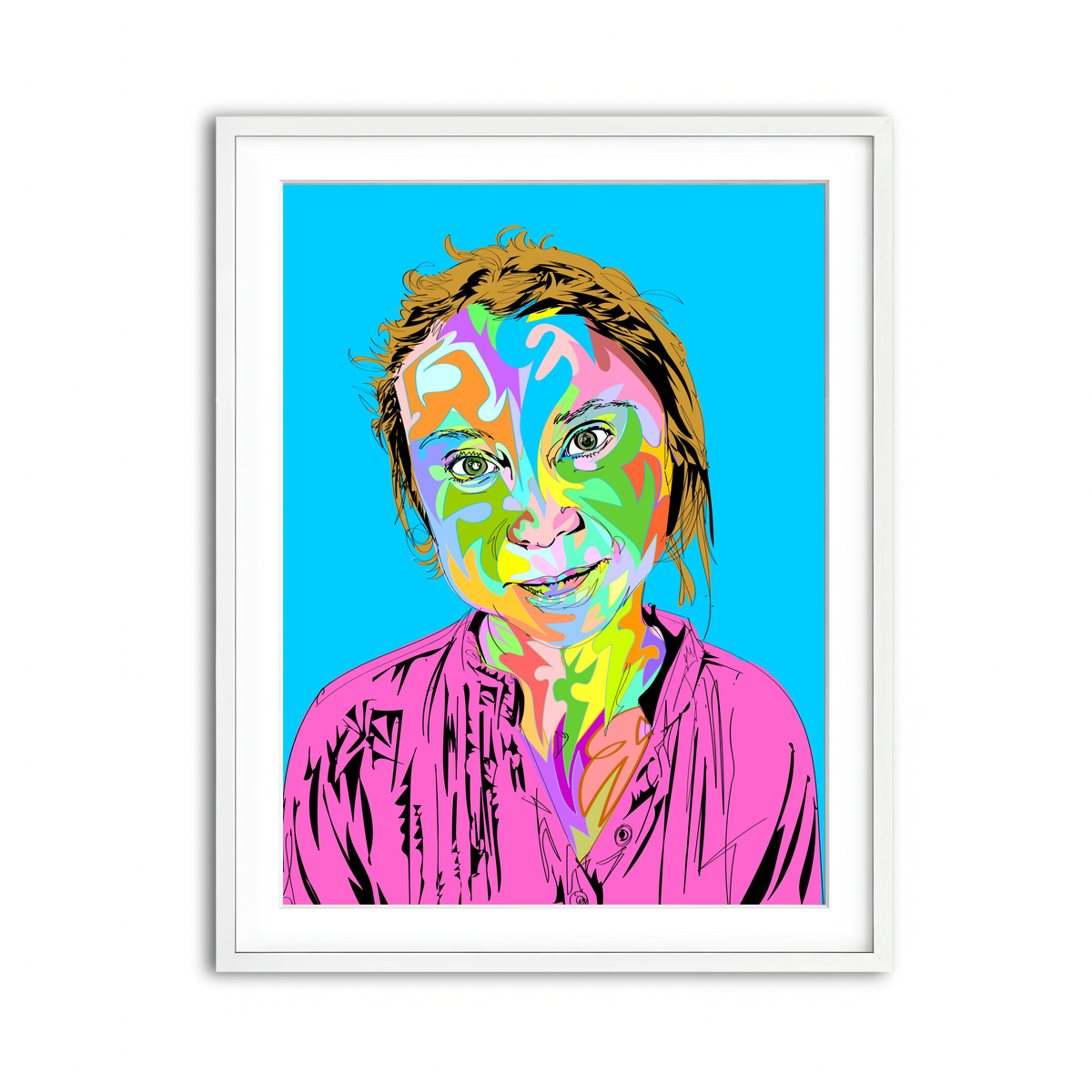 Framed Print 3x4 White