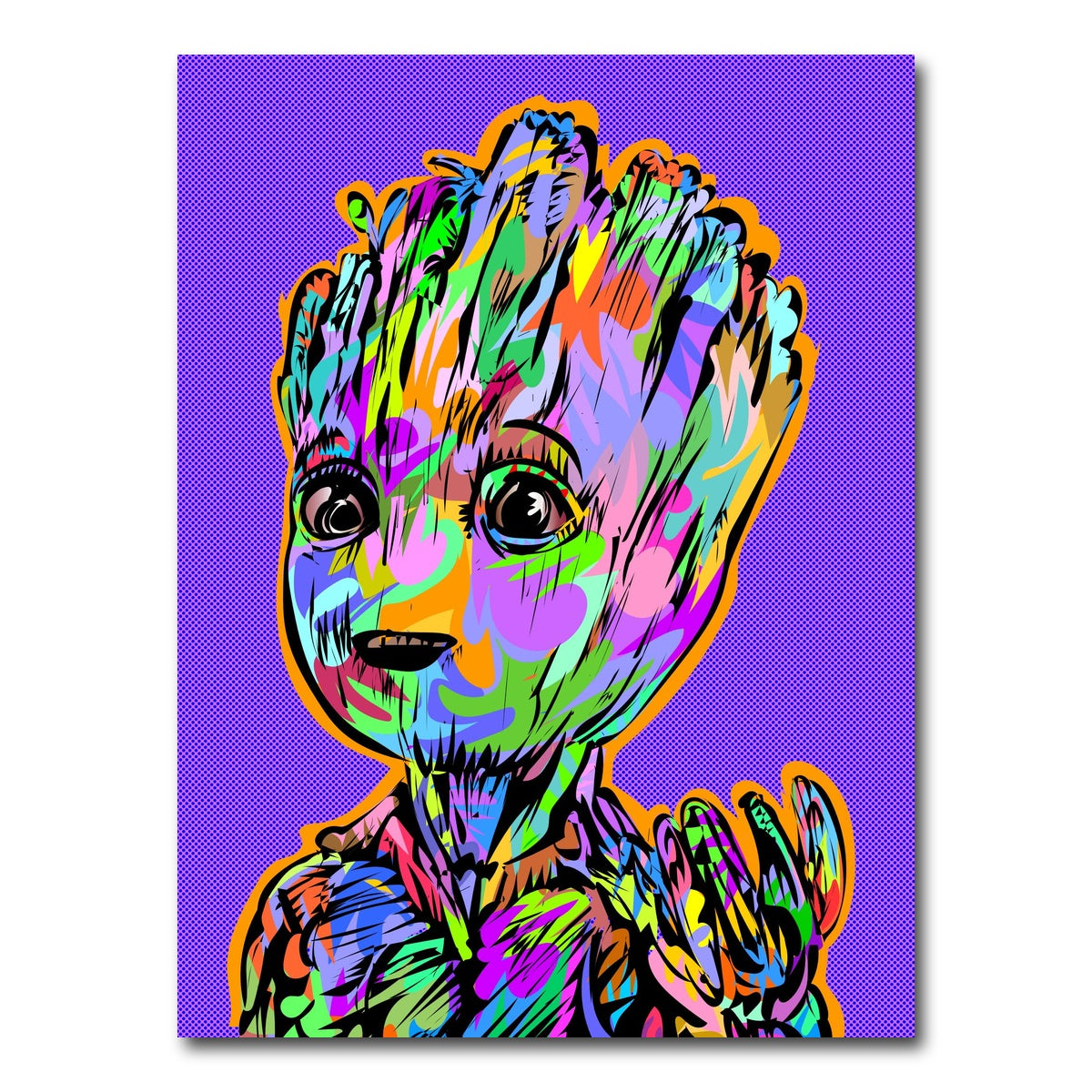 AUTO-MOCKUP WHITE | GROOT | 1 Piece | Gallery Wrap Canvas | group=3x4