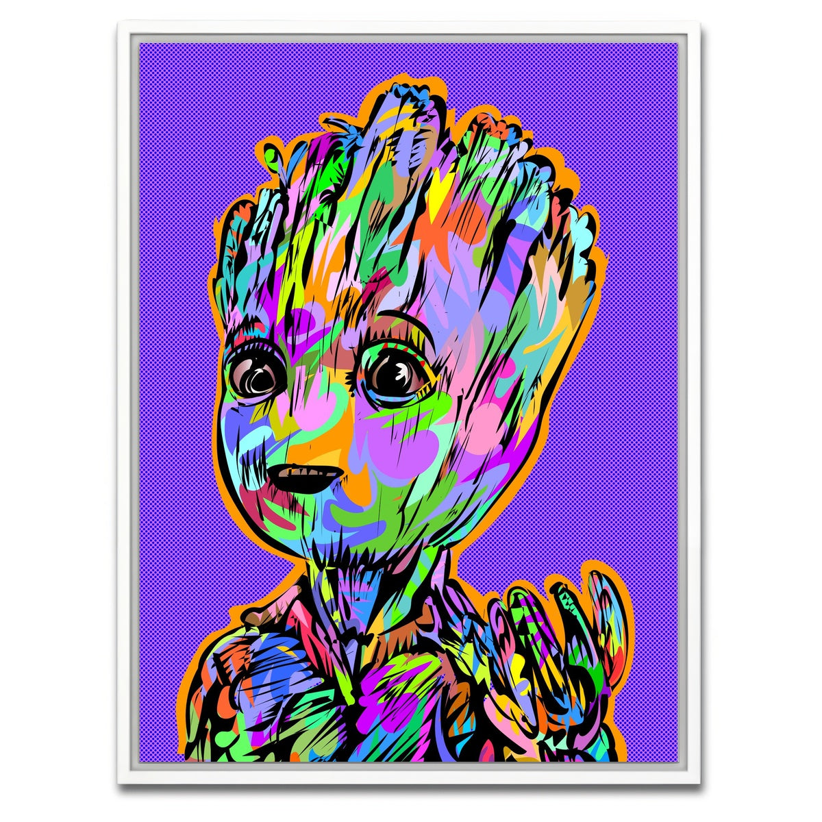 AUTO-MOCKUP WHITE | GROOT | 1 Piece | White Framed Canvas | group=3x4