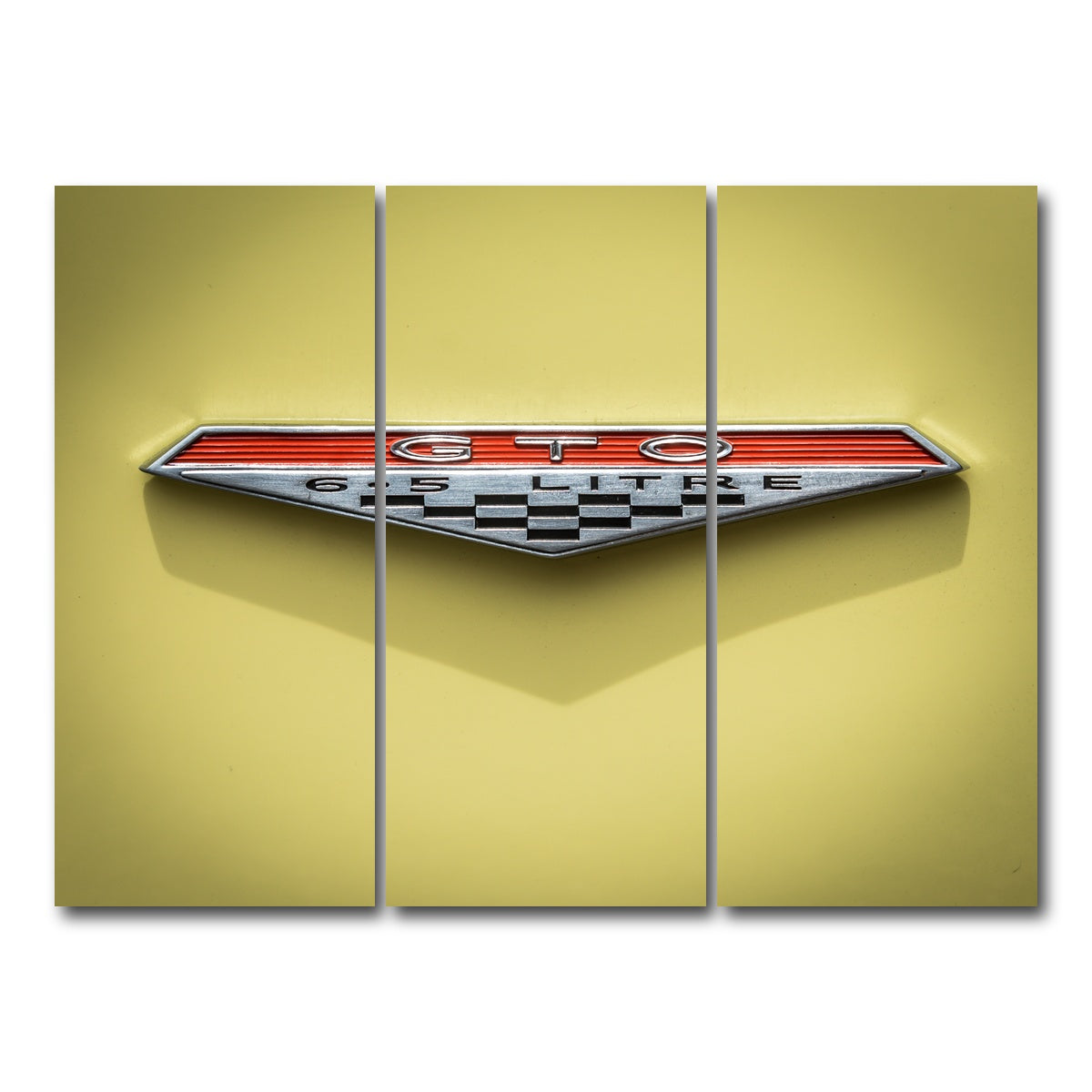 AUTO-MOCKUP WHITE | GTO Emblem | 3 Piece | Gallery Wrap Canvas | group=8x18