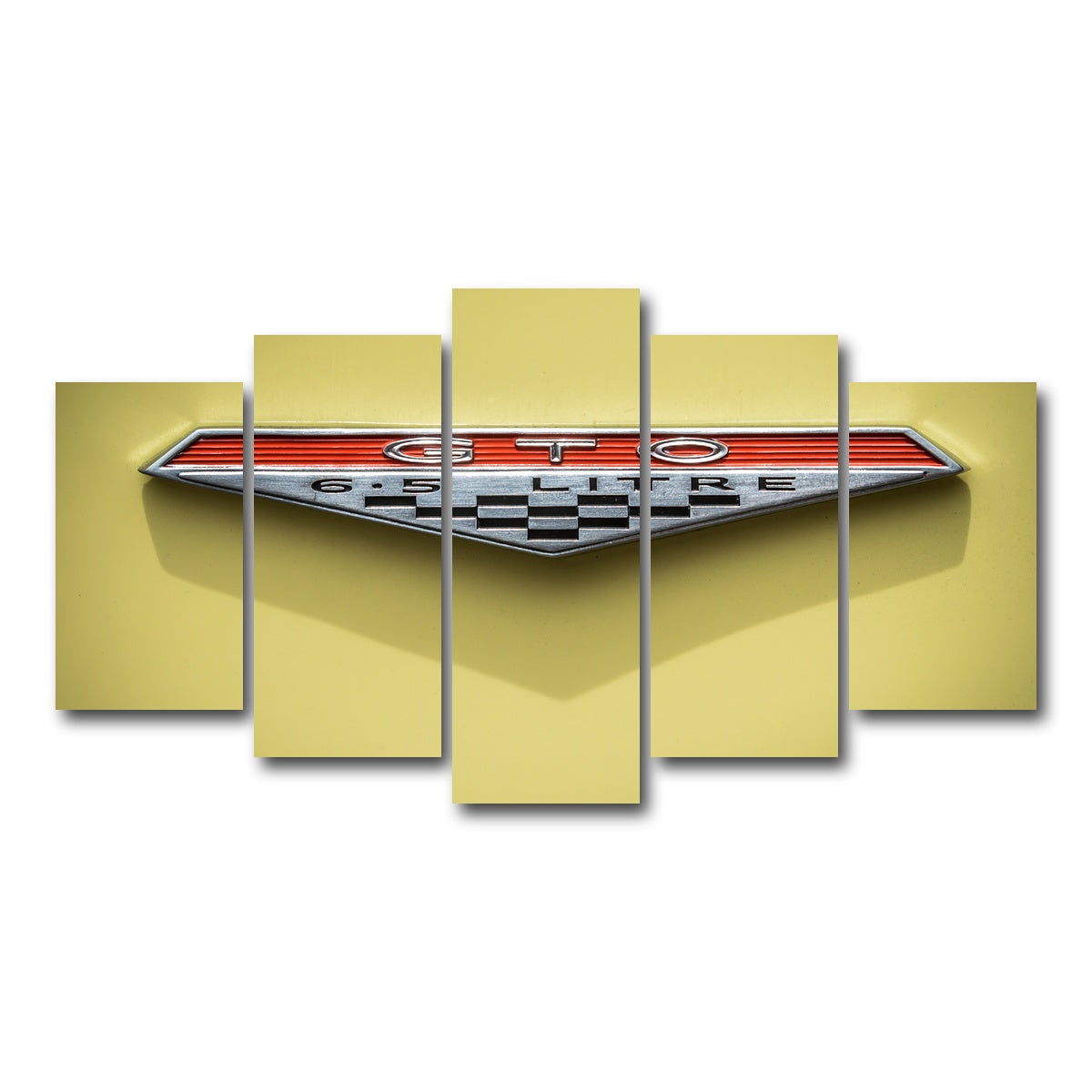 AUTO-MOCKUP WHITE | GTO Emblem | 5 Piece | Gallery Wrap Canvas | group=5_normal