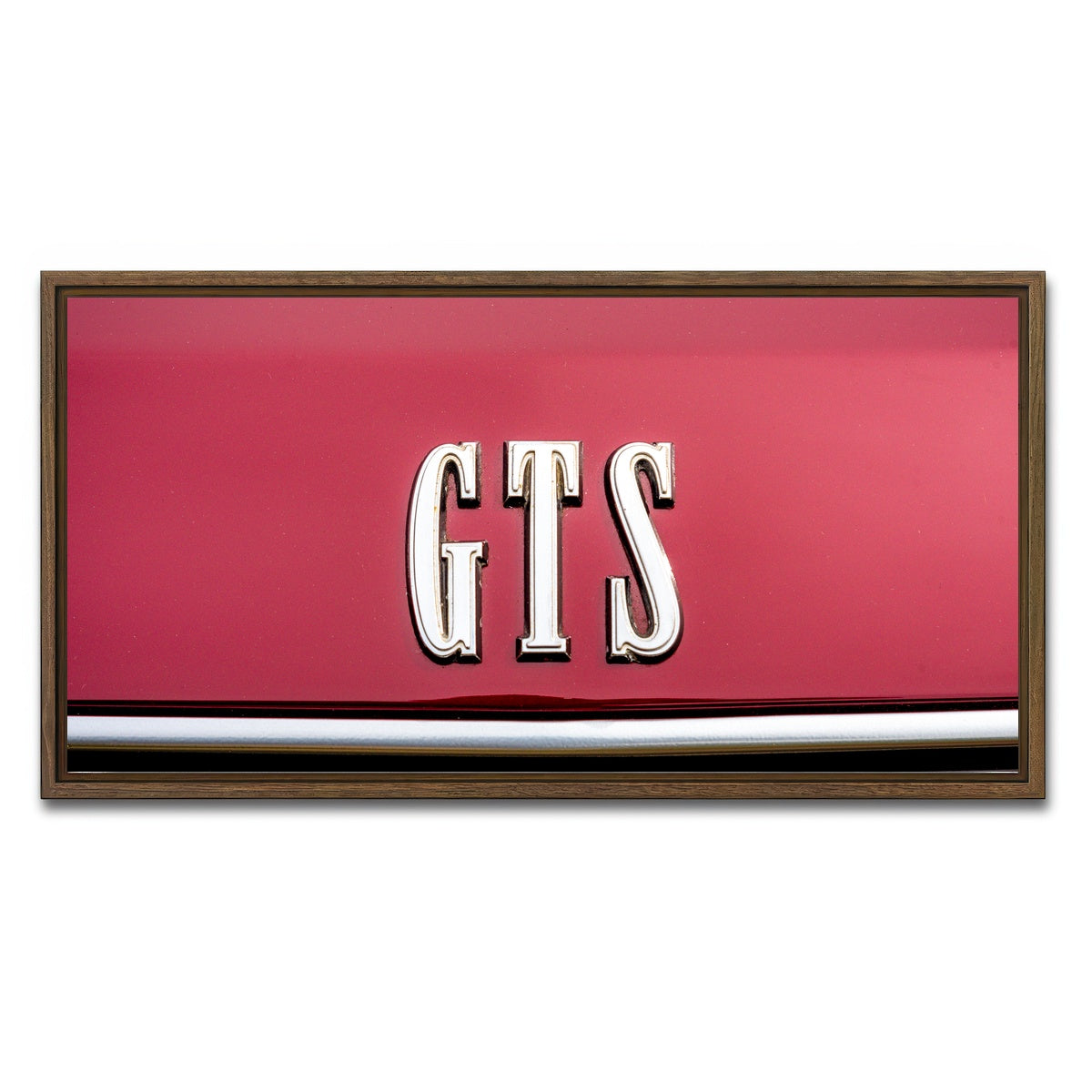 AUTO-MOCKUP WHITE | GTS | 1 Piece | Walnut Framed Canvas | group=2x1