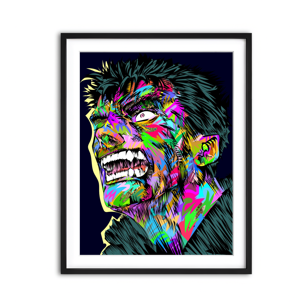 Framed Print 3x4 Black