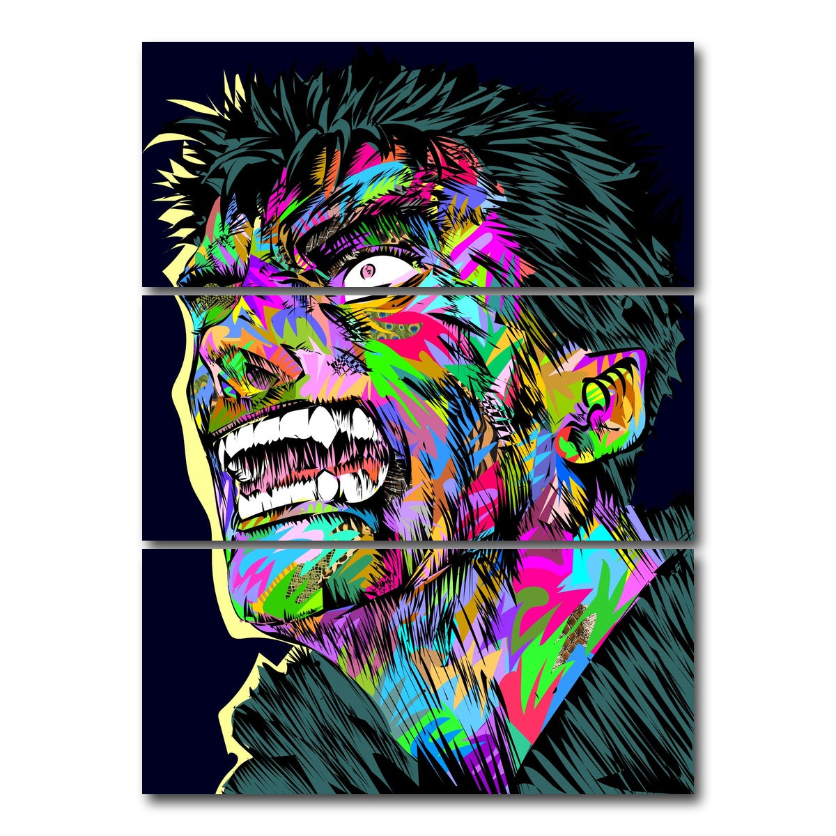 AUTO-MOCKUP WHITE | GUTS | 3 Piece | Gallery Wrap Canvas | group=8x18_stacked