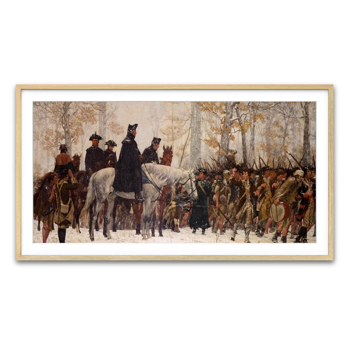 Framed Print 2x1 Natural