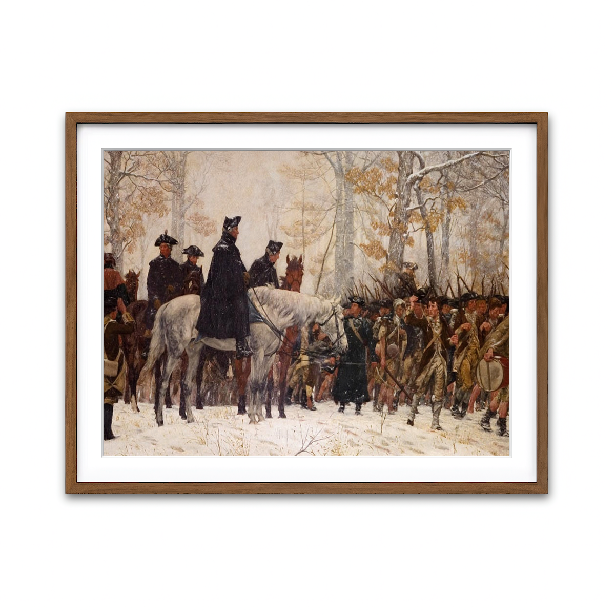 Framed Print 4x3 Walnut