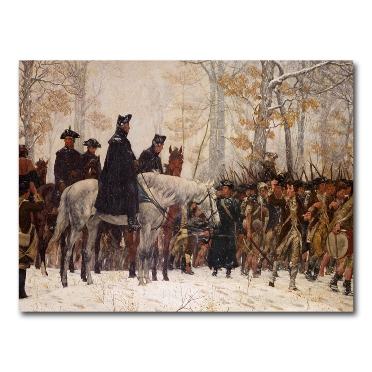 AUTO-MOCKUP WHITE | GW Revolutionary War | 1 Piece | Gallery Wrap Canvas | group=4x3