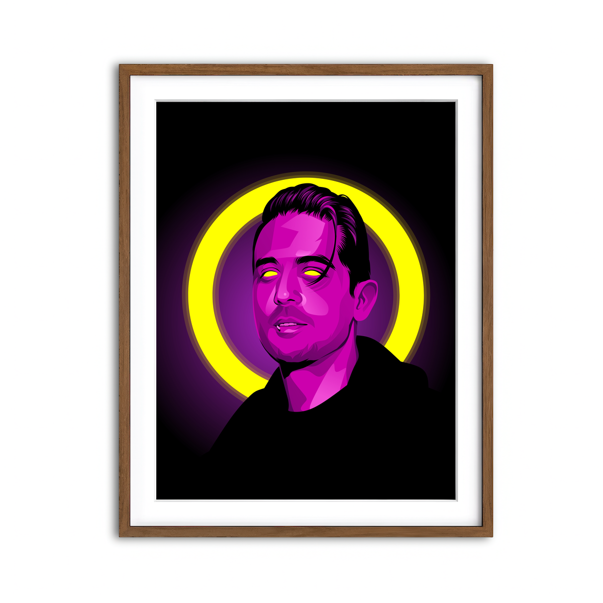 Framed Print 3x4 Walnut