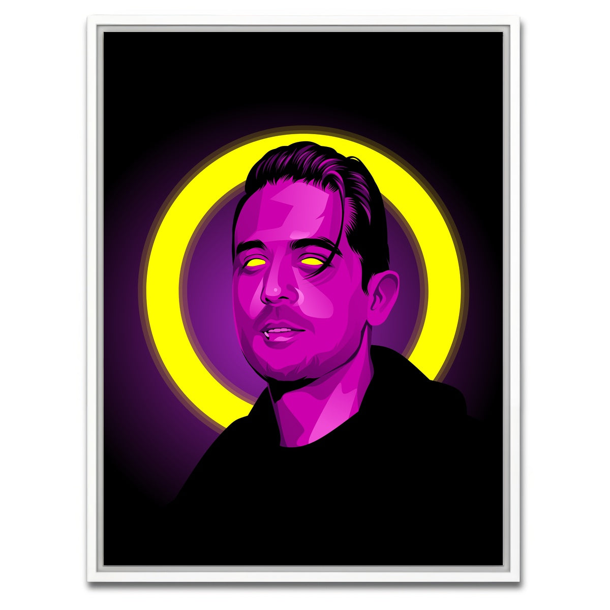 AUTO-MOCKUP WHITE | G eazy | 1 Piece | White Framed Canvas | group=3x4