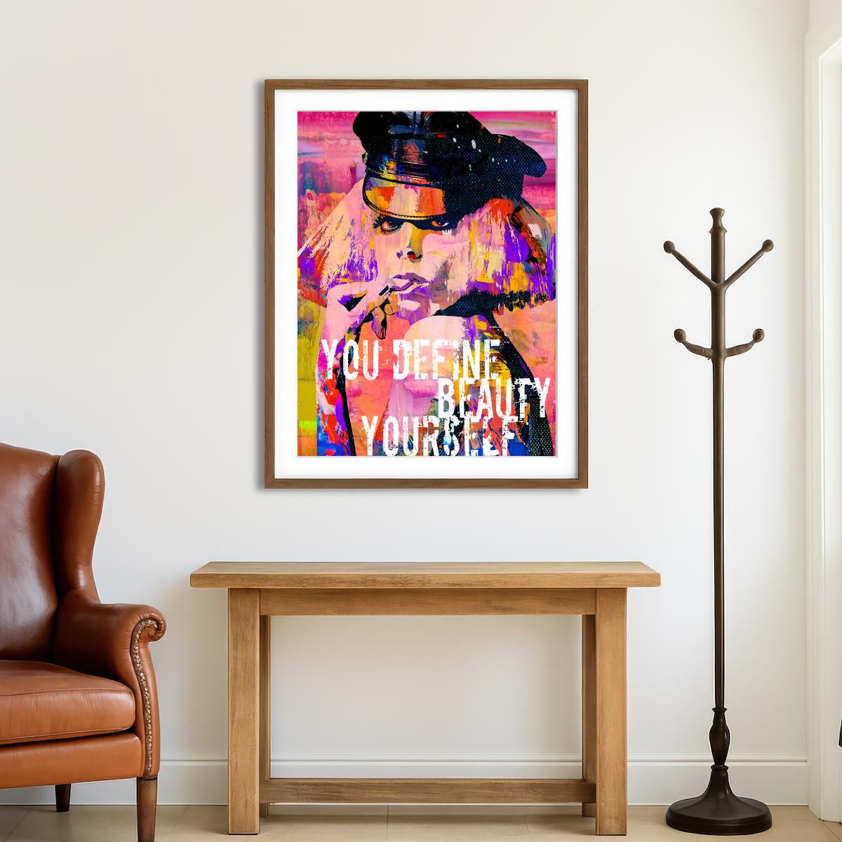 AUTO-MOCKUP ROOM | Gaga Graffiti Wall Art