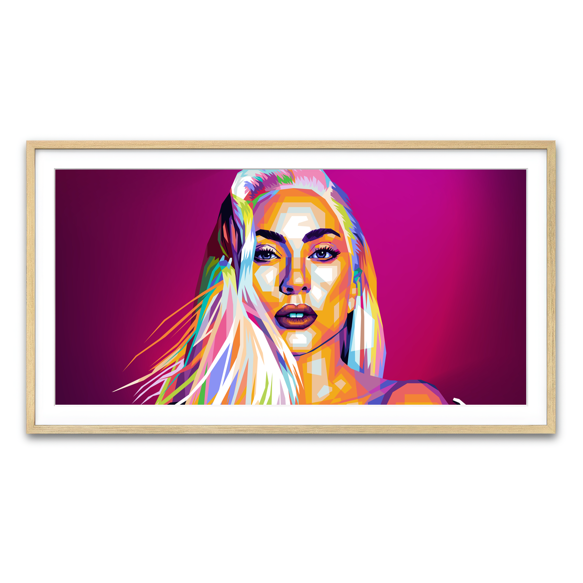 Framed Print 2x1 Natural