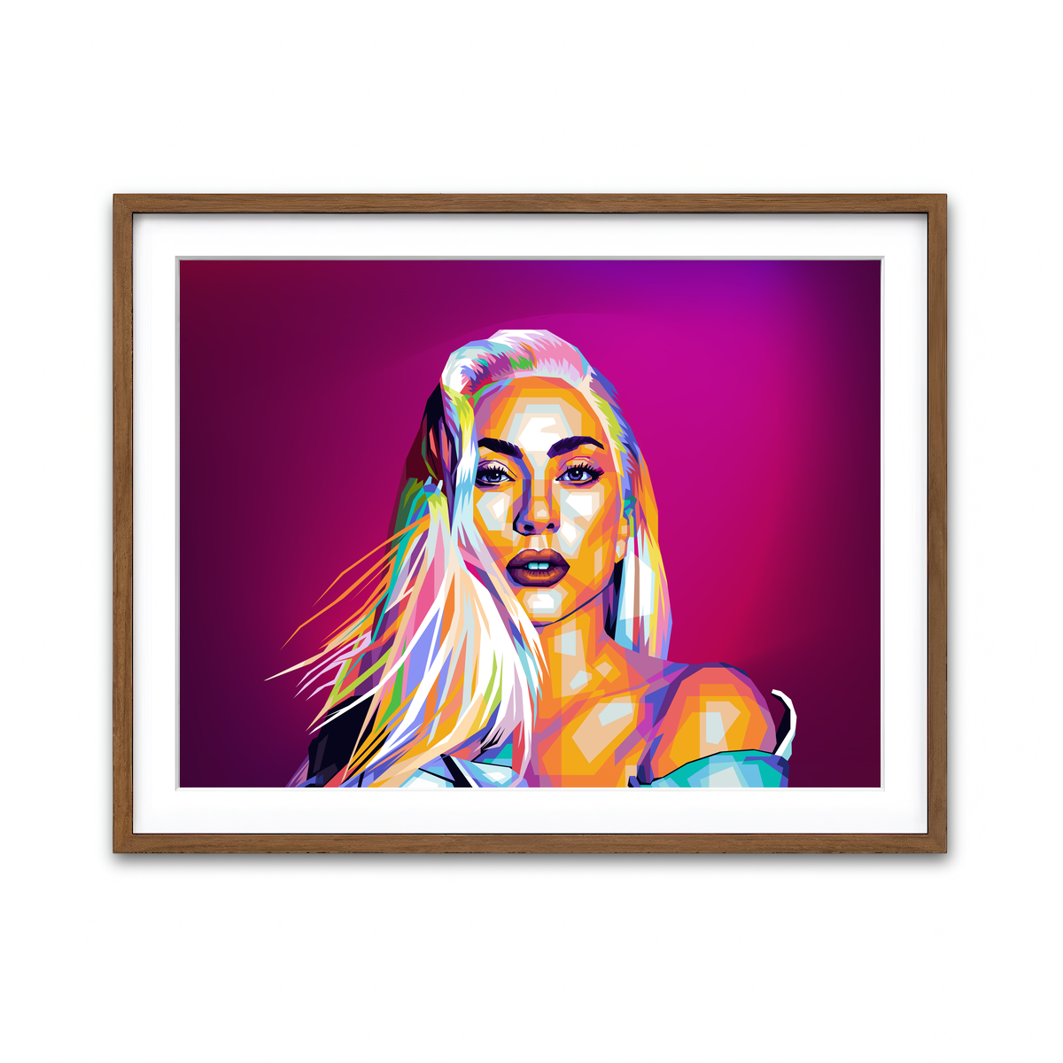 Framed Print 4x3 Walnut