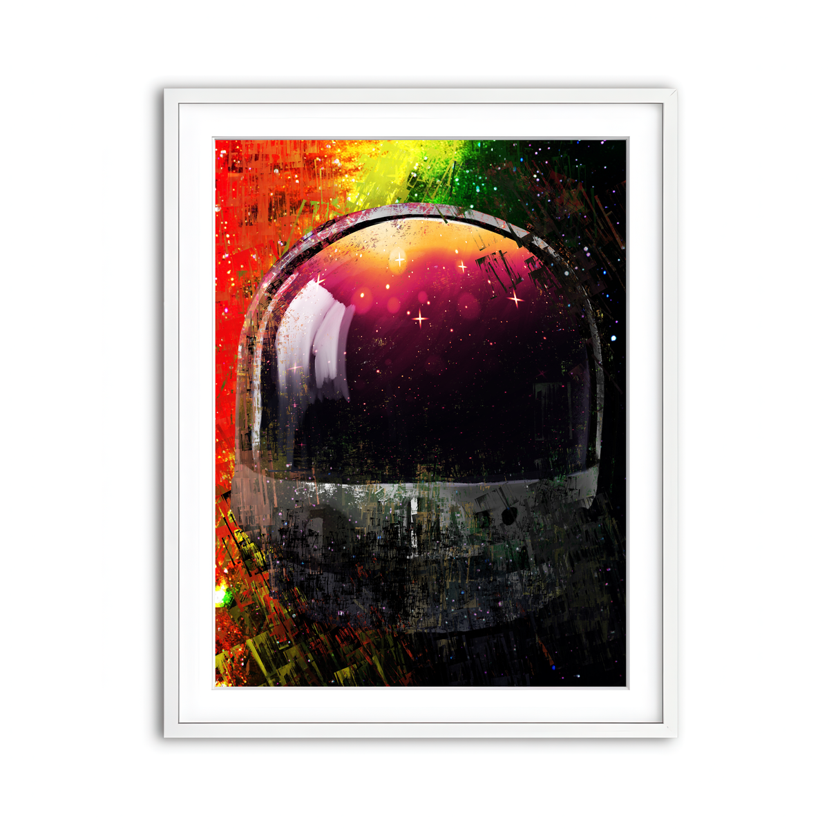 Framed Print 3x4 White
