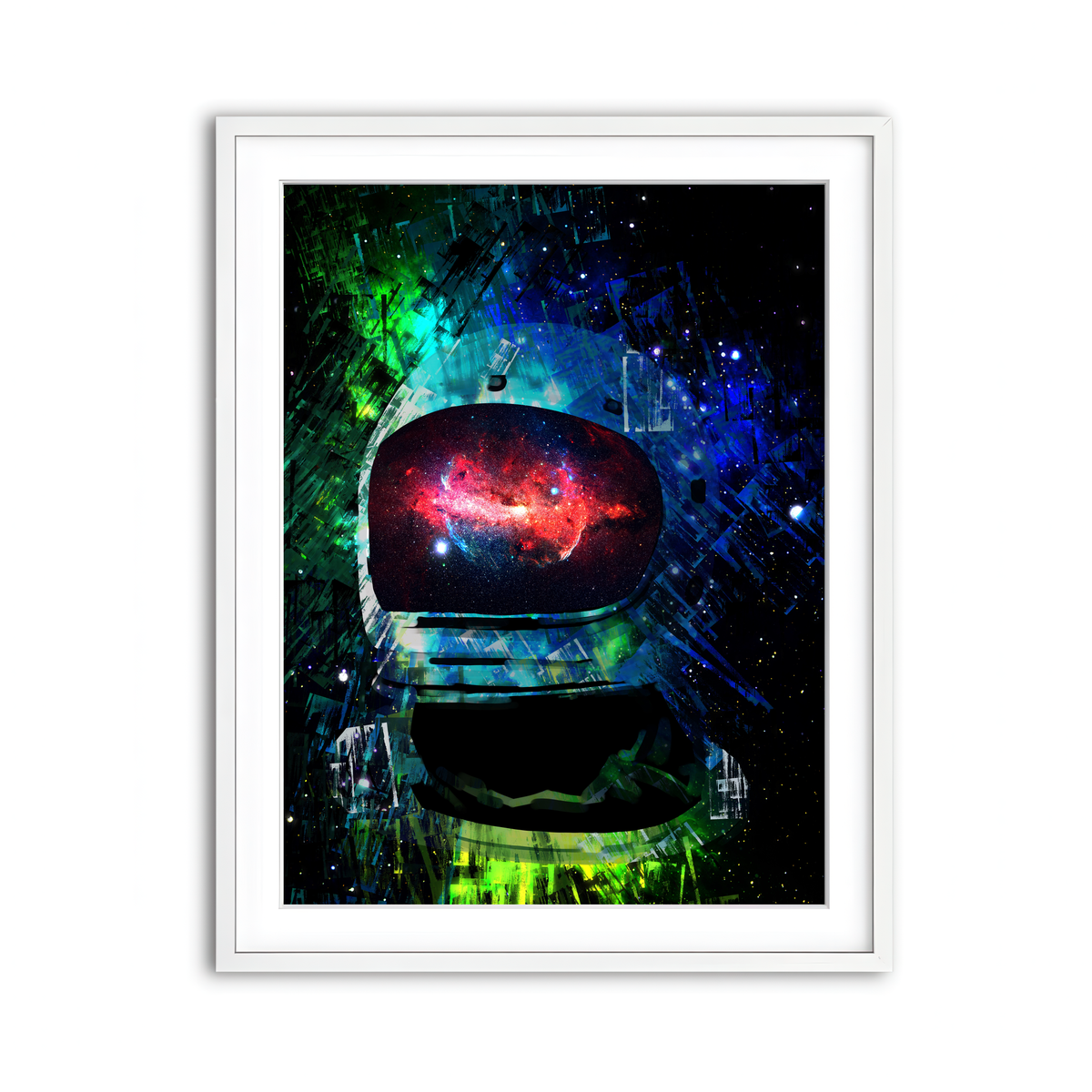 Framed Print 3x4 White