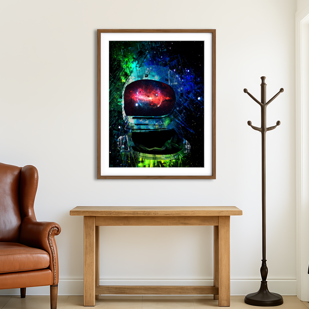 AUTO-MOCKUP ROOM | Galaxy Glow 3 Wall Art