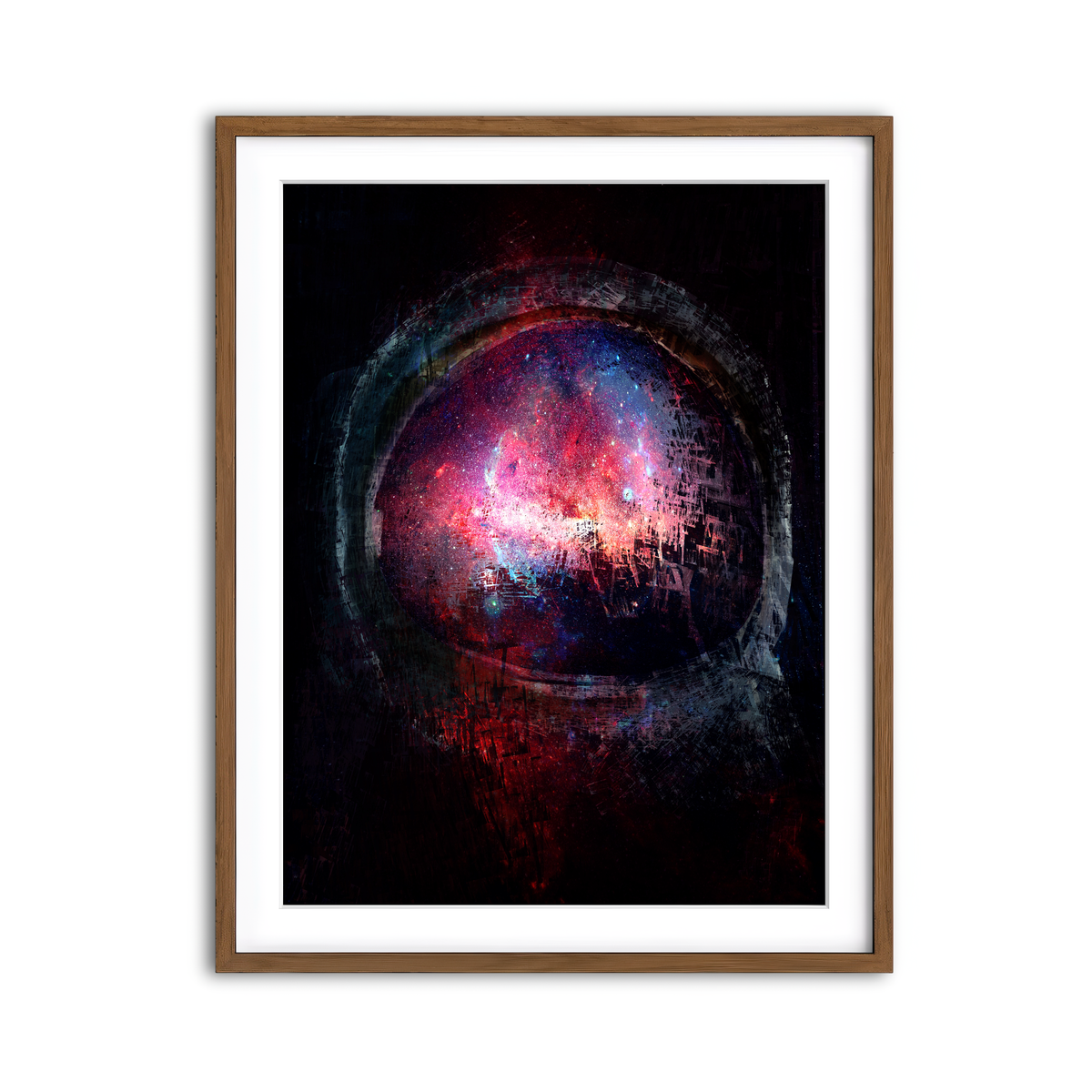 Framed Print 3x4 Walnut