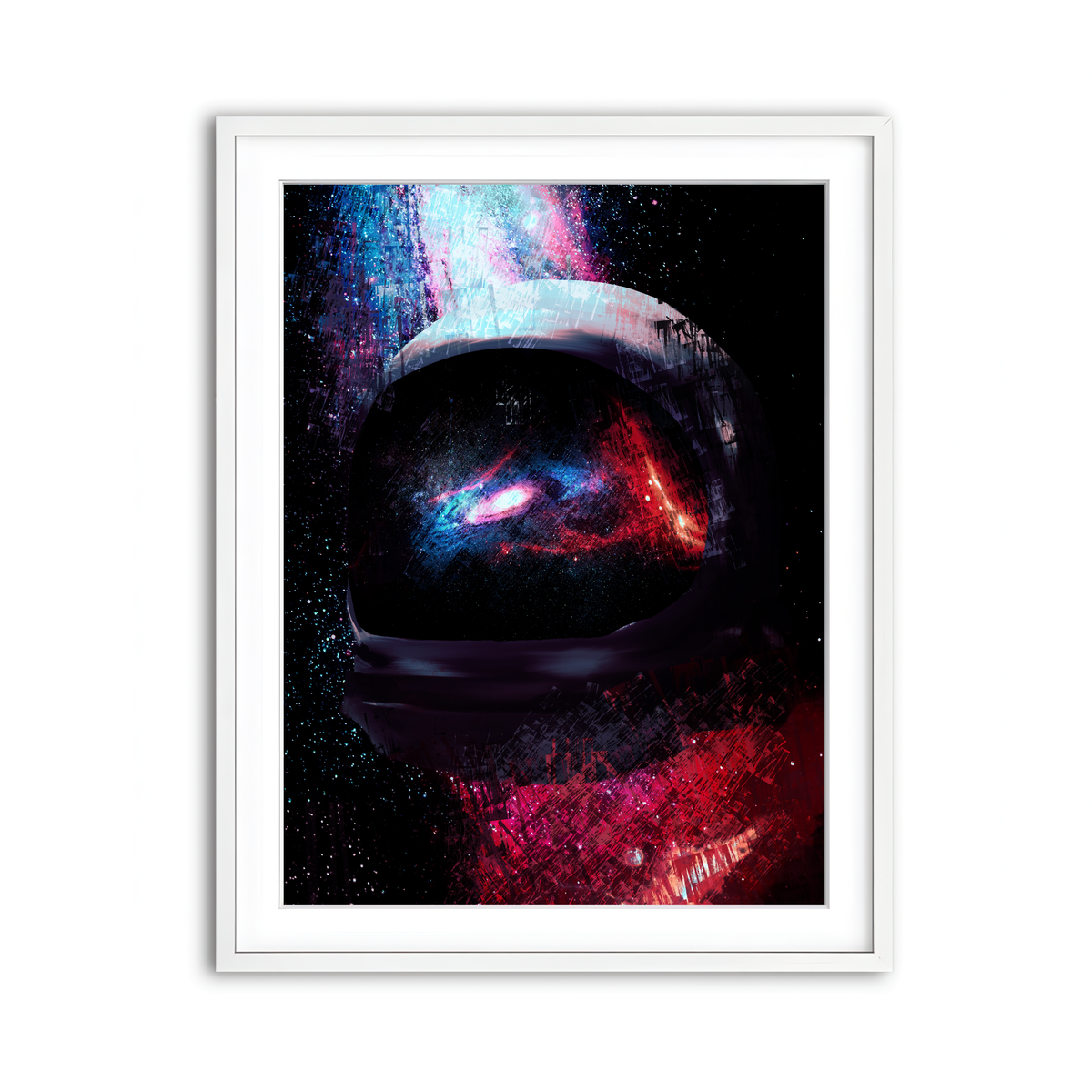 Framed Print 3x4 White