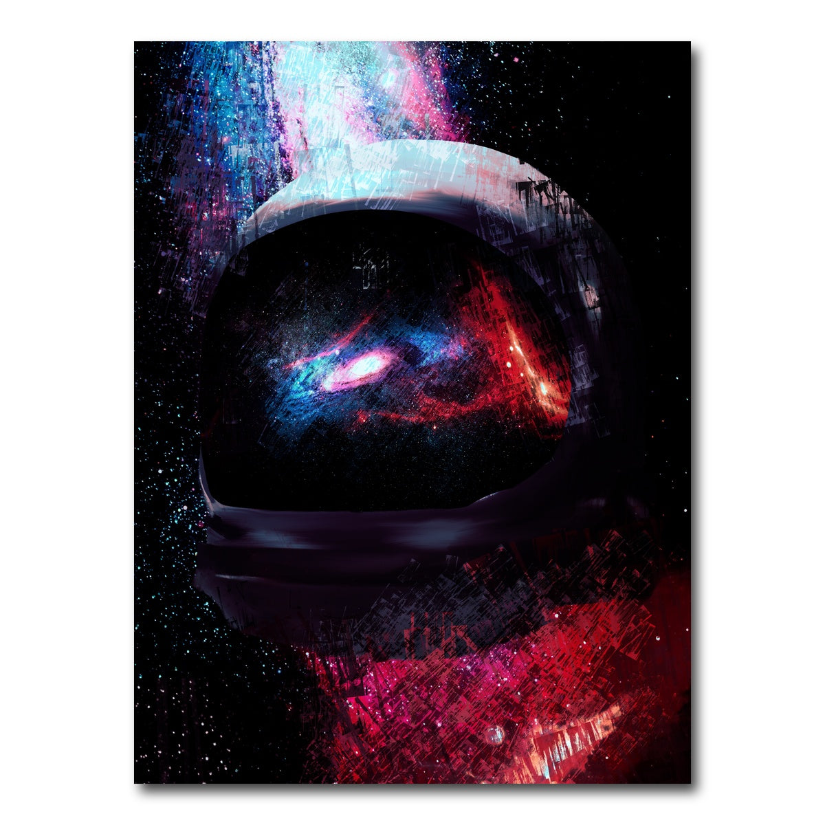 AUTO-MOCKUP WHITE | Galaxy Glow 6 | 1 Piece | Gallery Wrap Canvas | group=3x4