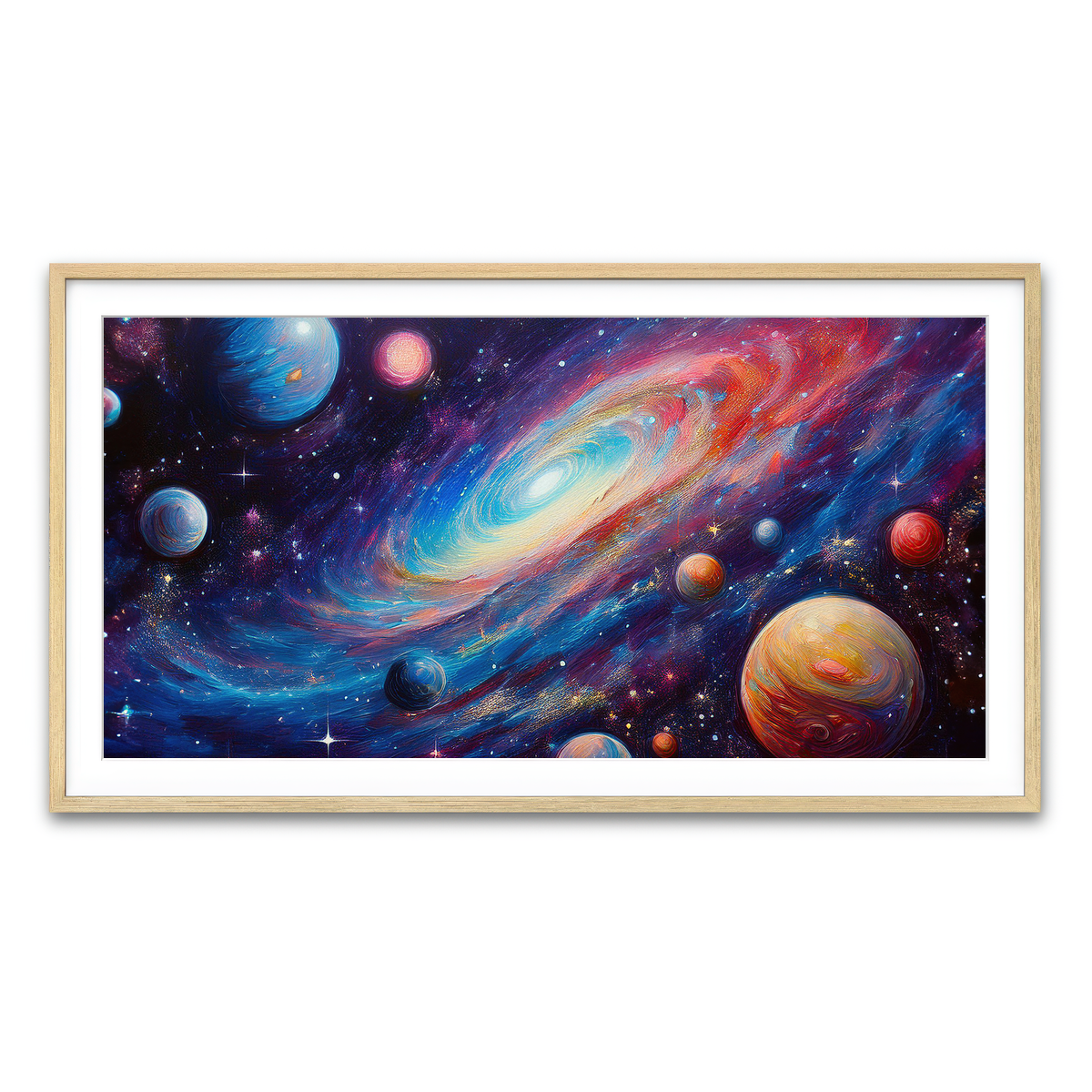 Framed Print 2x1 Natural