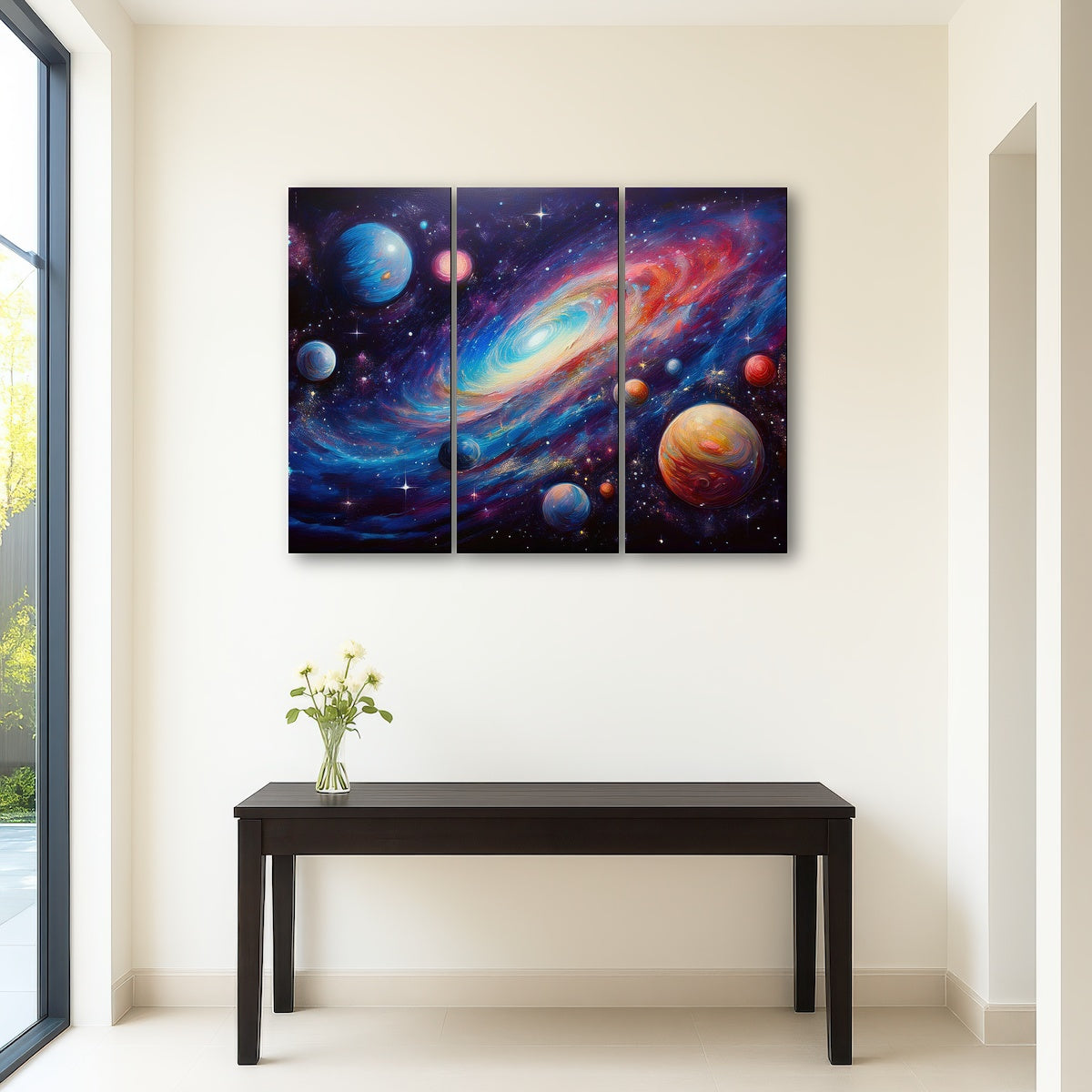 AUTO-MOCKUP ROOM | Galaxy Painting