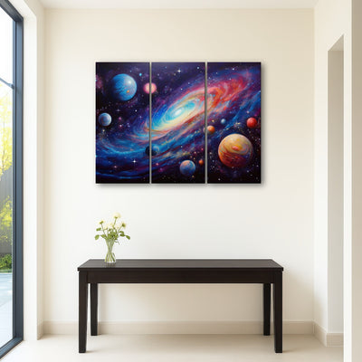 AUTO-MOCKUP ROOM | Galaxy Painting