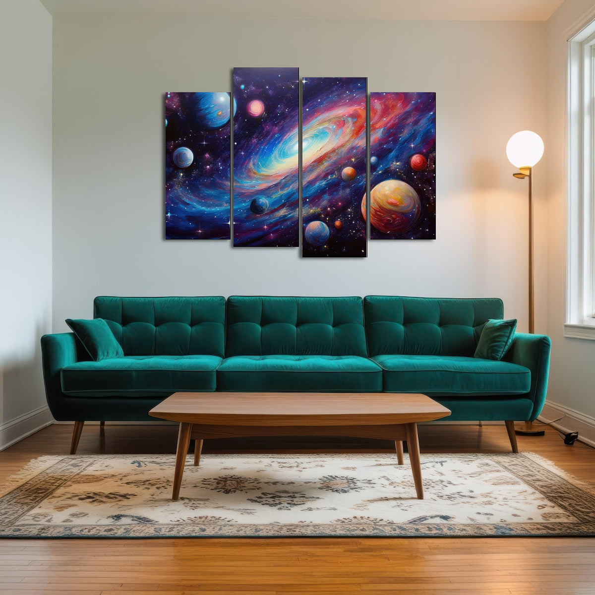 AUTO-MOCKUP ROOM | Galaxy Painting