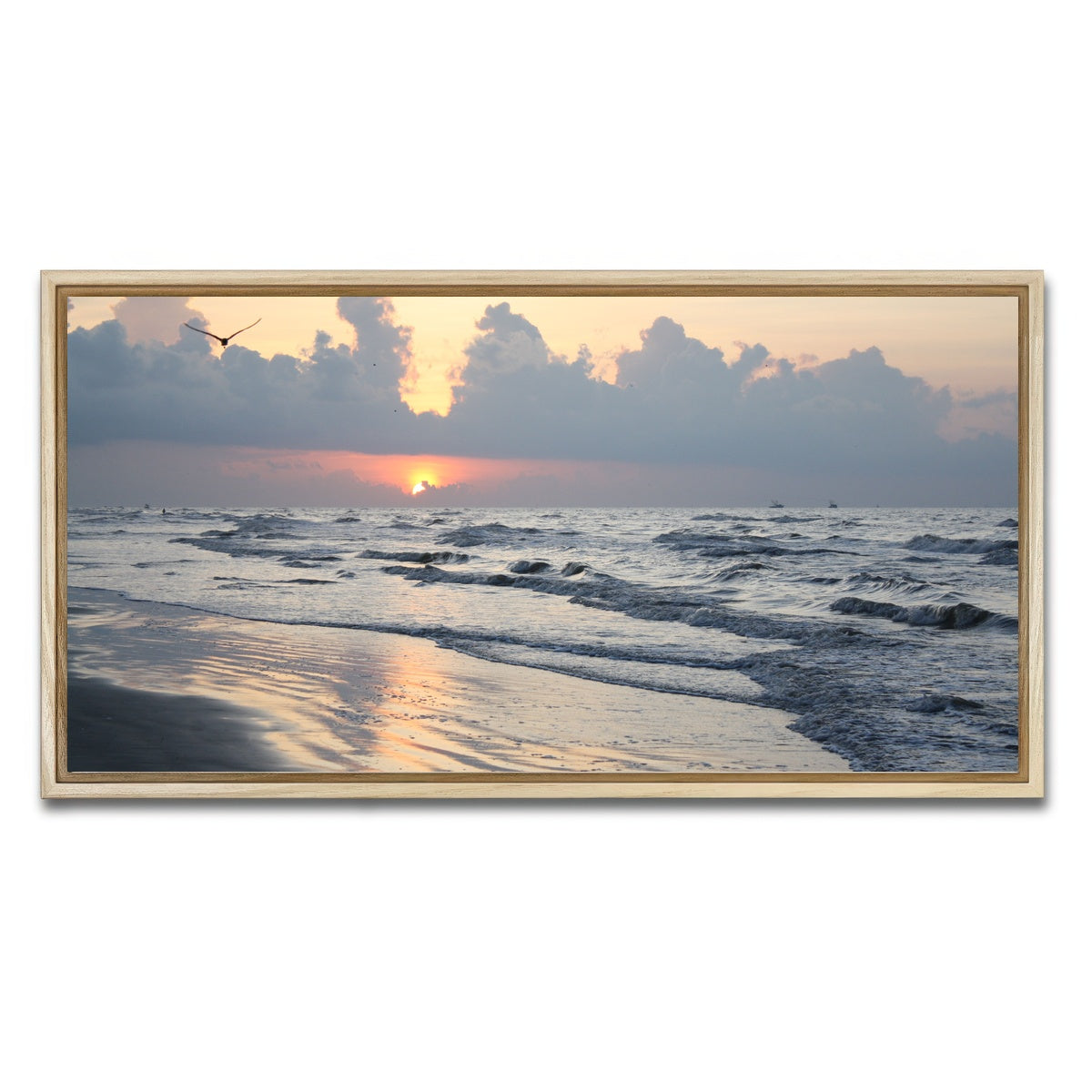 AUTO-MOCKUP WHITE | Galveston Island | 1 Piece | Natural Framed Canvas | group=2x1