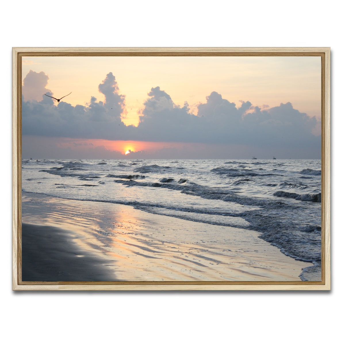 AUTO-MOCKUP WHITE | Galveston Island | 1 Piece | Natural Framed Canvas | group=4x3