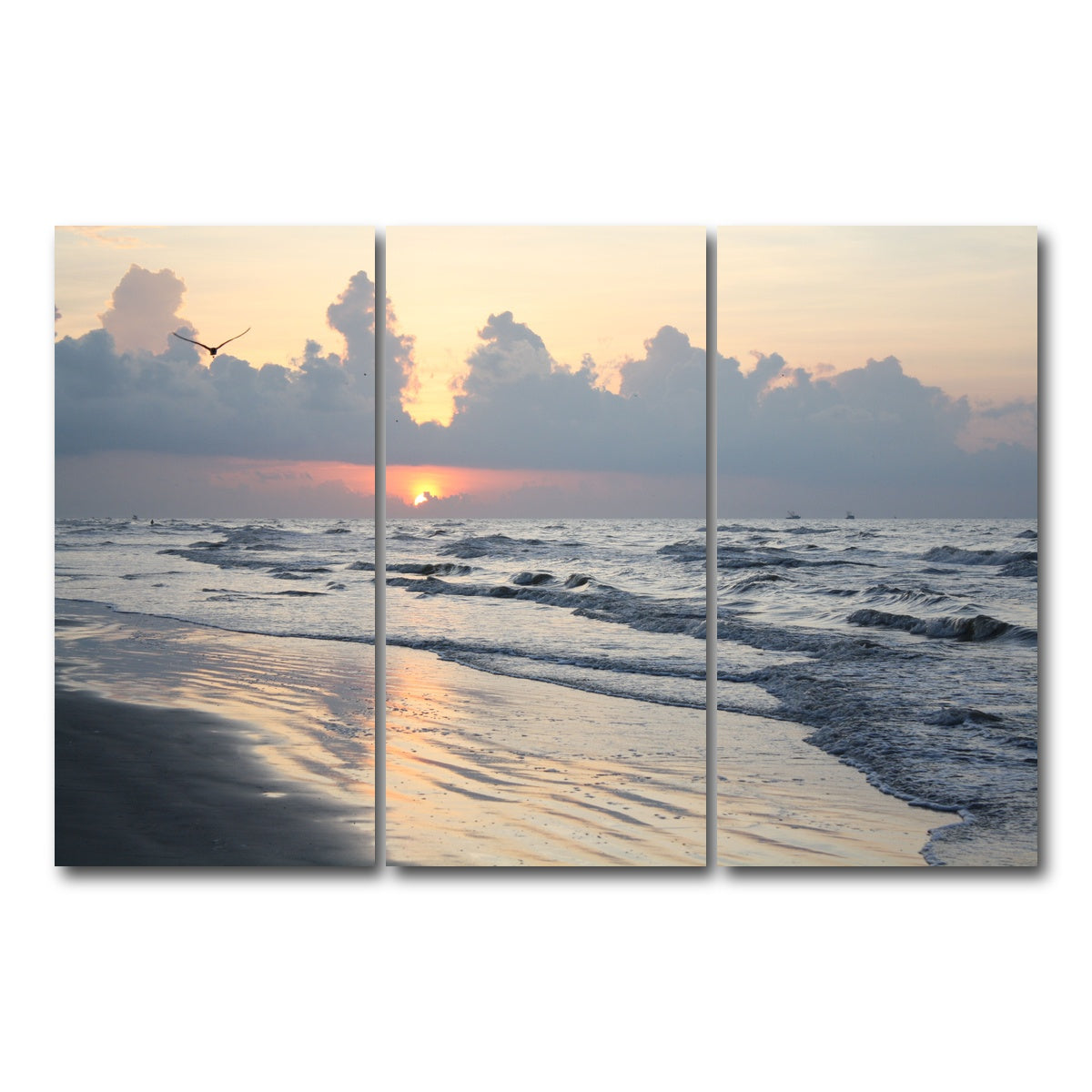 AUTO-MOCKUP WHITE | Galveston Island | 3 Piece | Gallery Wrap Canvas | group=12x24